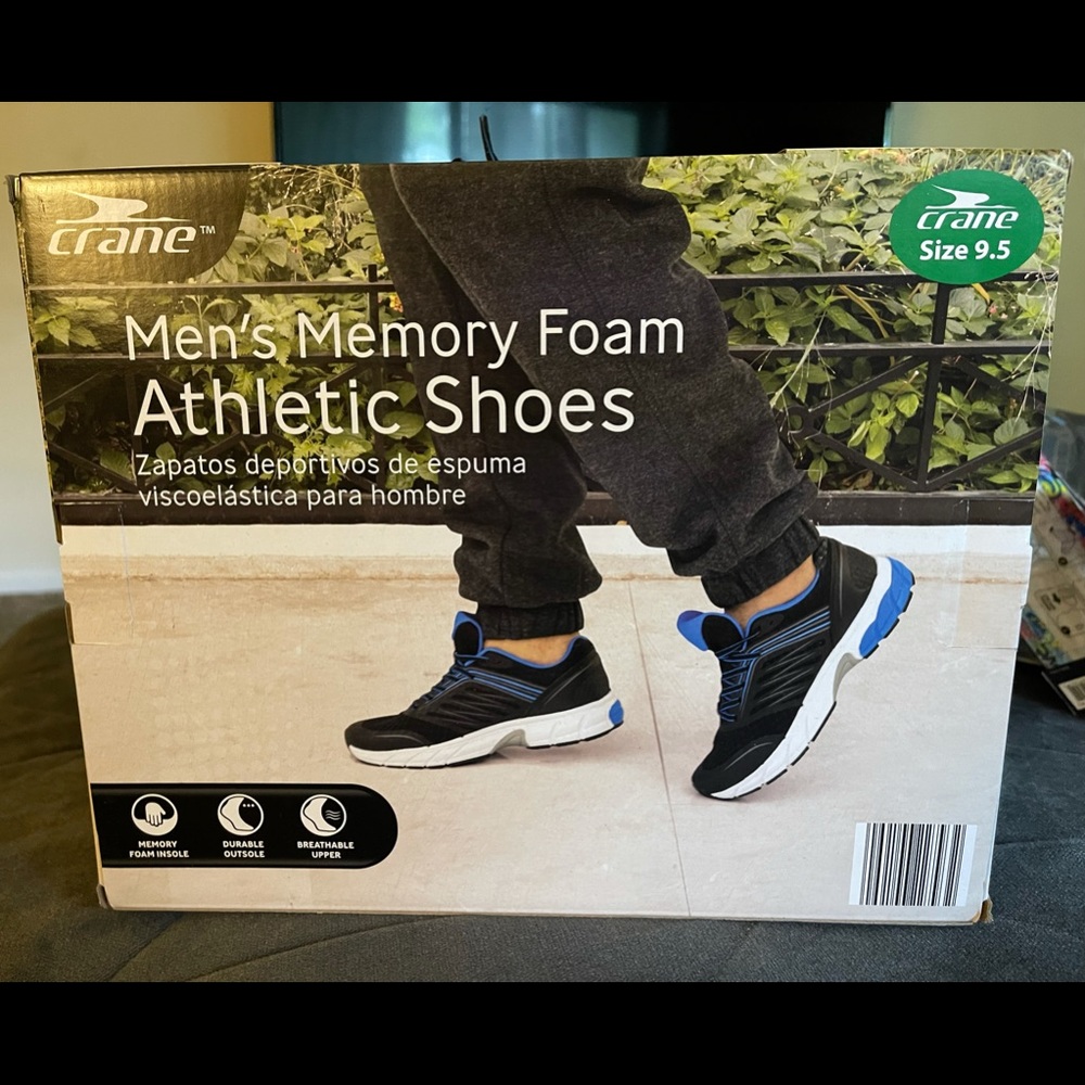 Crane Men’s Memory foam Athletic Shoes